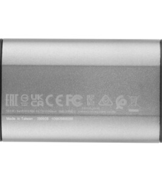 Внешний SSD ADATA SD810, 1TB, USB 3.2 Gen 2x2 Type-C, R/W 2000/2000, серебристый