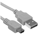 Кабель USB2.0 Cablexpert CC-USB2-AM5P-6-N, AM/MiniUSB, медь, экран, Pro, 1.8м серый, пакет, фото5