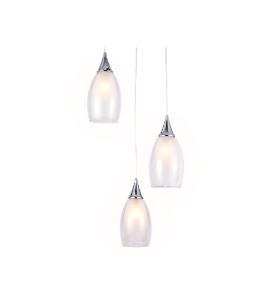 Светильник Ambrella light TR3548/3 CH/CL хром/прозрачный E14 max 40W 370*130*1000
