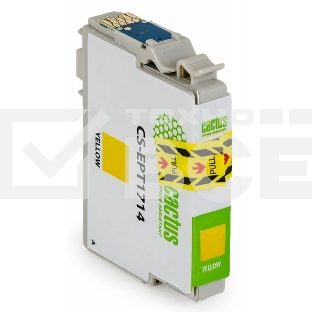 Картридж струйный Cactus CS-EPT1714 17XL желтый (10 мл) для Epson Expression Home XP-33/103/203/207/303/306/403/406
