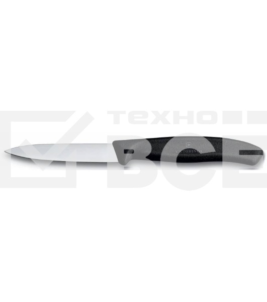 Нож кухонный Victorinox Swiss Classic (6.7603) стальной для чистки овощей и фруктов лезв.80мм прямая заточка черный без упаковки