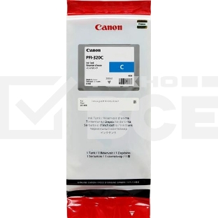 Картридж струйный Canon PFI-320 C 2891C001 голубой (300мл) для Canon Canon imagePROGRAF TM-200/205