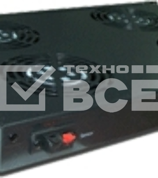 Блок вентиляторов Lanmaster (TWT-CBB-FANB4-RACK-T) 4 вент. с контроллером черный (упак.:1шт)