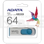 Флэш диск ADATA Flash Drive 64Gb С008 AC008-64G-RWE {USB2.0, White}, фото9