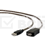 Кабель удлинитель USB 2.0 активный Gembird/Cablexpert UAE-01-5M, AM/AF, 5м, фото2