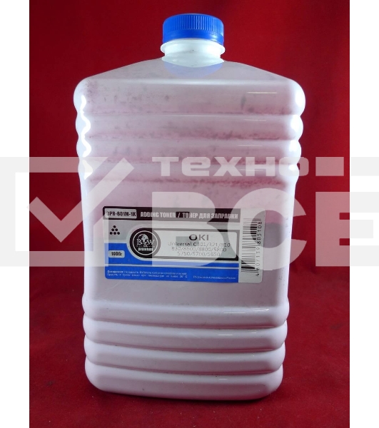 Тонер OKI Universal C301/321/610/810/830/910/930/3100/3200/3300/3400/3450/3530/3600/8600/8650/8800/5100/5200/5300/5400/5510/5850/5800/5750/5700/5650/5950/MC860, Ricoh SP c720 Cyan (кан., 1кг) B&W Magenta (Tomoegawa) - фас.России