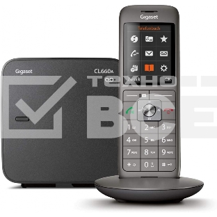 Р/Телефон Dect Gigaset CL660A черный автооветчик АОН