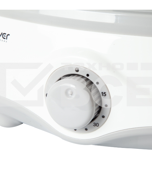 Пароварка электрическая Endever Vita-170, белый/серый, мощность 1000 Вт, объем 11 л