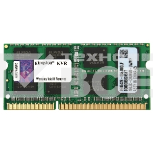 Оперативная память Kingston ValueRAM, DDR3, 8GB (1x8GB), 1600MHz, CL11, SO-DIMM
