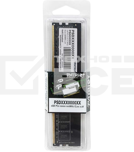 Оперативная память Patriot Signature, DDR4, 16GB (1x16 GB), 3200 MHz, CL22