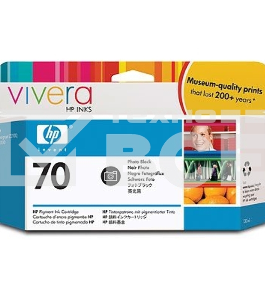 Картридж струйный HP №70 C9449A фото черный для HP DJ Z2100/Z3100 (130мл)