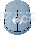 Мышь беспроводная Logitech Pebble M350 серый, 1000 dpi, радиоканал, Bluetooth, USB, кнопки - 3, фото3