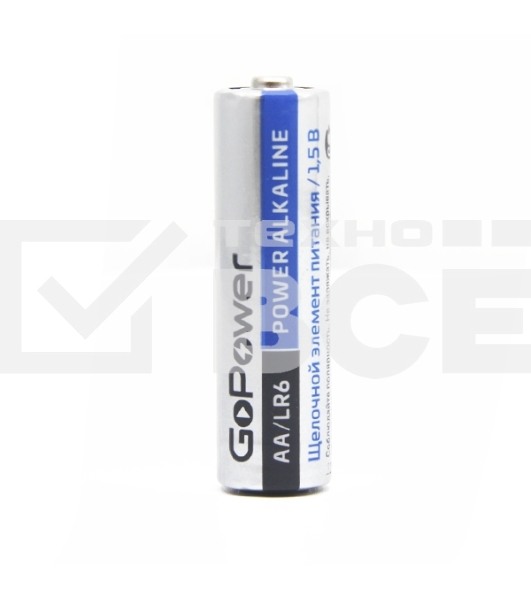 Батарейка GoPower LR6 AA BOX20 Shrink 4 Alkaline 1.5V (4/20/640)