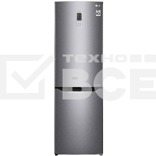 Холодильник LG GA-B419SLGL графит двухкамерный 223/79л морозилка снизу, No Frost
