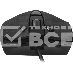 Мышь проводная SVEN RX-100 черный, 4000 dpi, USB, кнопки - 6, фото6