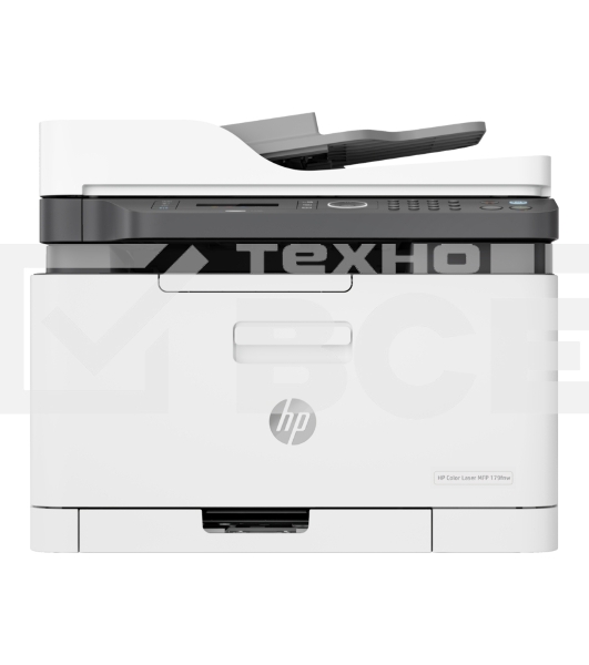 МФУ лазерный HP Color LaserJet 179fnw (4ZB97A), А4, цветной, печ. до 18 стр/мин. (ч/б) до 4 стр/мин. (цвет), скан. до 15 стр/мин. (ч/б) 6 стр/мин. (цвет), 600x600dpi, USB, RJ-45, Wi-Fi, Air Print, Mopria