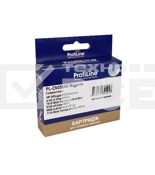 Картридж струйный PL-CN055AE (№933XL) для принтеров HP Officejet 6700 Premium e-All-in-One H711n/7610 Wide Format e-All-in-One/6100 ePrinter H611/6600 e-All-in-One H711g/7110 Wide Format ePrinter H812a Magenta ProfiLine