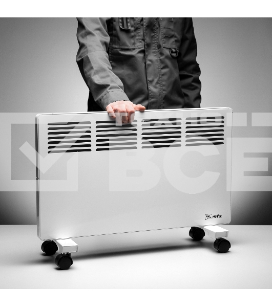 Конвектор MTX КМ-1500.2 белый, 1500 Вт, 20 м2, термостат
