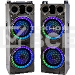 Минисистема SUPRA SMB-2150 черный 1200Вт FM USB BT SD (в комплекте: активн.+пассив.колонки), фото2