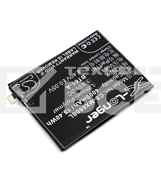 Аккумулятор CameronSinoCS-MX680SL BT61-A для MeiZu M3 Note3.85V / 4000mAh / 15.40Wh