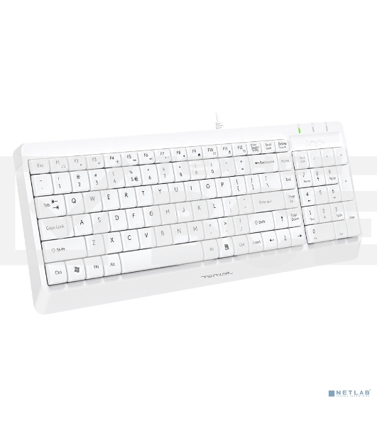 Клавиатура + мышь A4Tech Fstyler F1512 клав:белый мышь:белый USB