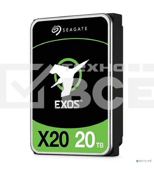 Жесткий диск Seagate HDD Server Exos X20 HDD 512E/4KN ( 3.5'/ 20TB/ SAS 12Gb/s / 7200rpm)