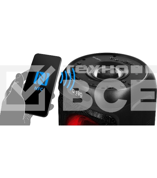 Мобильные колонки Sven PS-770 2.0 черный 2x50W  Bluetooth