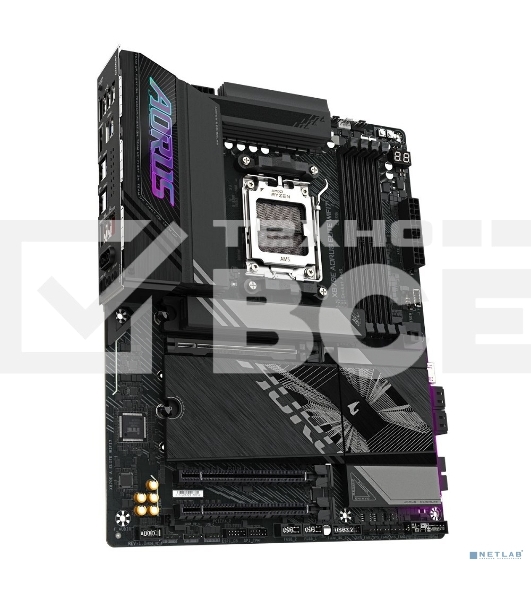 Материнская плата Gigabyte X870E AORUS ELITE WIFI7, AM5, AMD X870E, 4xDDR5, 4xSATA, 4xM.2, 1xPCI-E 5.0 x16, 1xPCI-E 4.0 x4, 1xPCI-E 3.0 x4, 1xHDMI, 1x 2.5Gb LAN, 4xUSB-A 3.2 Gen 1, 2xUSB-A 3.2 Gen 2, 4xUSB-A 2.0, 2xUSB-C 4.0, 2x3.5 мм, 7.1, ATX