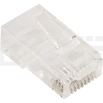 Коннектор RJ45 тип EZ, 8P8C, UTP, Cat.5e, универсальный, со вставкой, покрытие 50 микрон,100 шт., фото2