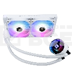 Водяное охлаждение для процессора Thermalright Frozen Notte 240 White ARGB V2 белый (240mm, ARGB/ Fans: 2x120mm, 72.37CFM, 27.7dBA, 2000RPM/ Pump height 54mm, 28dBA, 5300RPM, Rad thickness 27mm/ S: 1200, 1700, 1851, 2011, 2066, 115X, AM2, AM2+, AM3, AM3+,, фото6