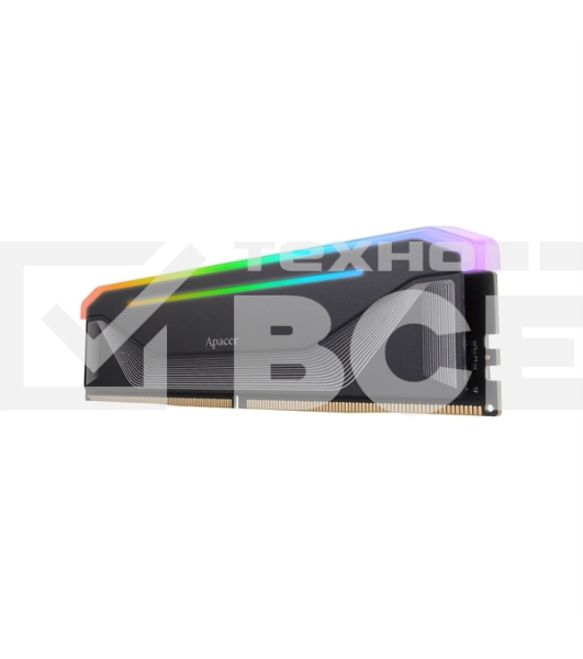 Оперативная память Apacer Nox, DDR5, 32GB (1x32 GB), 6000 MHz, CL38, радиатор, RGB, чёрный