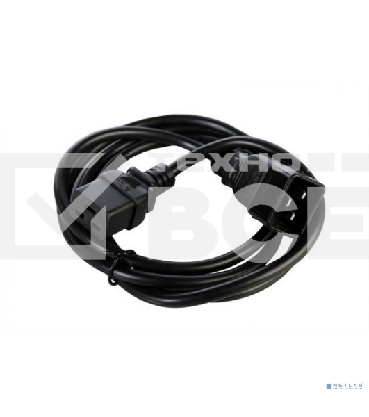Шнур питания Rem R-16-CORD-C19-S-1.8 C19-Schuko проводник.:3x1.5мм2 1.8м 250В 16А (упак.:1шт) черный