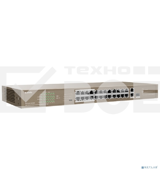 Коммутатор Tenda TEF1126P-24-250W 26-Портовыйбез управления FE c 24 портами PoE