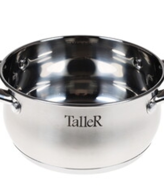 Кастрюля TalleR, 'Шелборн', 16x8 см, 1,5 л, с крышкой, подходит для всех типов плит