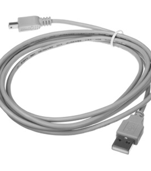 Кабель USB2.0 Cablexpert CC-USB2-AM5P-6-N, AM/MiniUSB, медь, экран, Pro, 1.8м серый, пакет