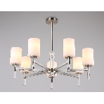 Люстра Ambrella light LH56253/7 SN/FR никель/белый матовый E27/7 max 60W D750*590, фото3