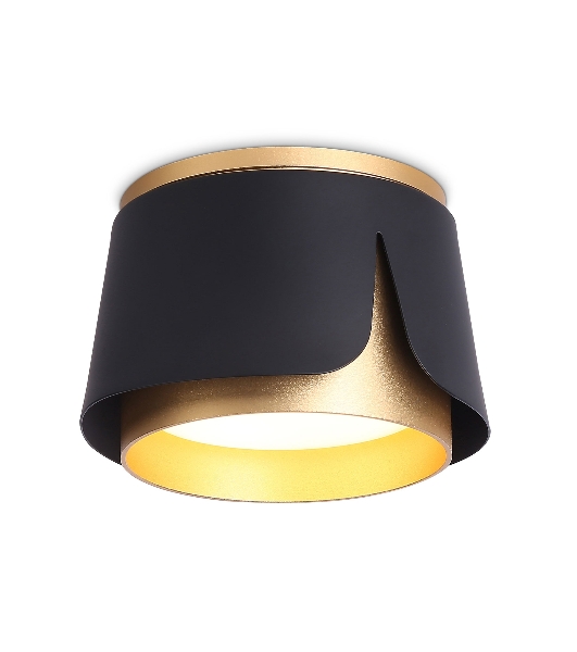 Светильник Ambrella light TN71222 BK/GD черный/золото GX53 D100*66