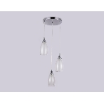 Светильник Ambrella light TR3548/3 CH/CL хром/прозрачный E14 max 40W 370*130*1000, фото 1