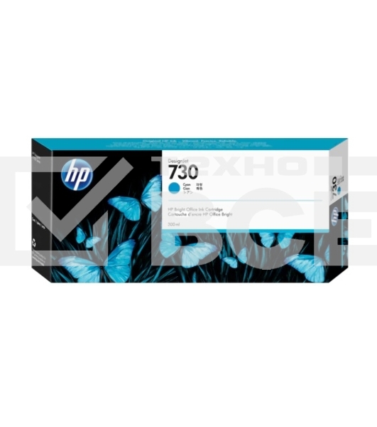 Картридж струйный HP 730 300-ml голубой Ink Cartridge