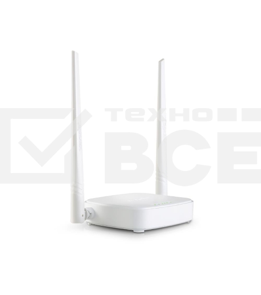 Сетевое оборудование TENDA N301 маршрутизатор 802.11n, до300Мбит/с, 2T2R, LAN: 3х10/100Мбит/с, WAN: 1х10/100Мбит/c, 2 внешние антенны 5дБи
