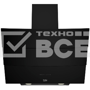 Вытяжка наклонная Beko HCA62640B черный, сенсорное управление