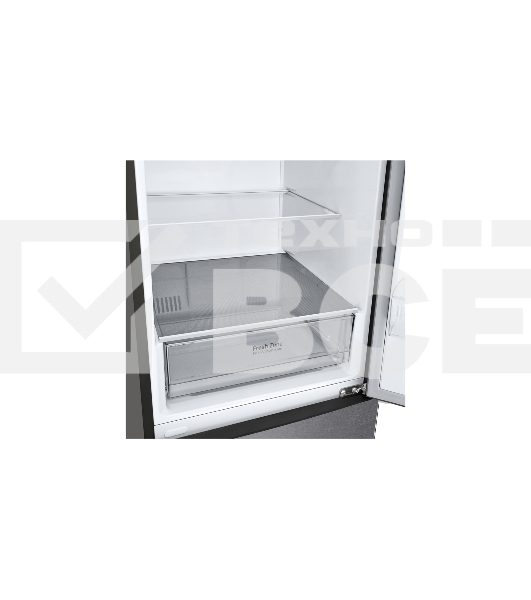 Холодильник LG GA-B509CLSL графитовый двухкамерный 277/107л морозилка снизу, No Frost