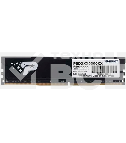 Оперативная память Patriot Signature, DDR4, 32GB (1x32 GB), 3200 MHz, CL22