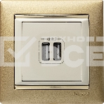 Розетка 2-ая USB 774170 Legrand Valena Сл. кость, фото2