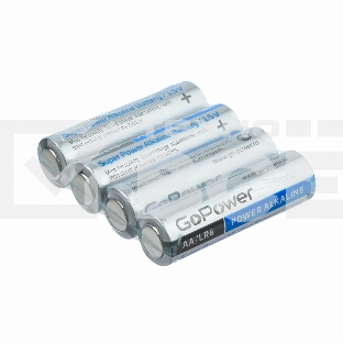 Батарейка GoPower LR6 AA BOX20 Shrink 4 Alkaline 1.5V (4/20/640)