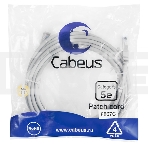 Шнур комм. Cabeus, Cat.5e, неэкр., U/UTP, RJ45/RJ45, LSZH, AWG24, 5м, серый, фото 1