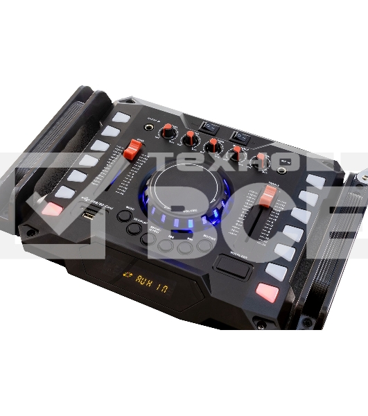 Минисистема SUPRA SMB-2150 черный 1200Вт FM USB BT SD (в комплекте: активн.+пассив.колонки)