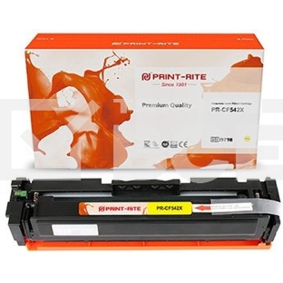 Картридж лазерный Print-Rite TFHB34YPU1J PR-CF542X CF542X желтый (2500стр.) для HP LJ M254dw/M280nw/M281fdn