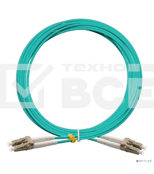 Патч-корд волоконно-оптический ExeGate FC-D-503-LC-LC-5M-LSZH (Шнур ВО MM 50/125 (OM3), LC/UPC-LC/UPC, Duplex, LSZH, 5м)