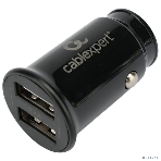 Автомобильное зарядное устройство Cablexpert MP3A-UC-CAR21, 12Вт, 2 порта USB, фото 1